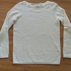 Madewell White Cream Gamine Sweater